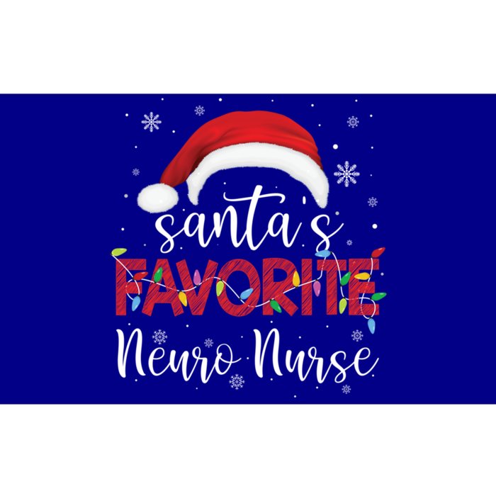 Ugly Sweater Christmas Santas Favorite Neuro Nurse Xmas Gift Bumper Sticker