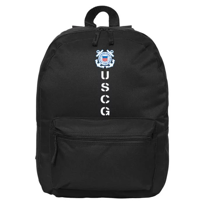 United States Coast Guard Uscg 16 in Basic Backpack