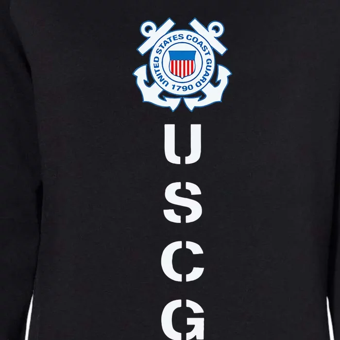 United States Coast Guard Uscg Womens California Wash Sweatshirt