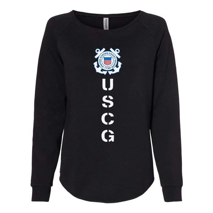 United States Coast Guard Uscg Womens California Wash Sweatshirt