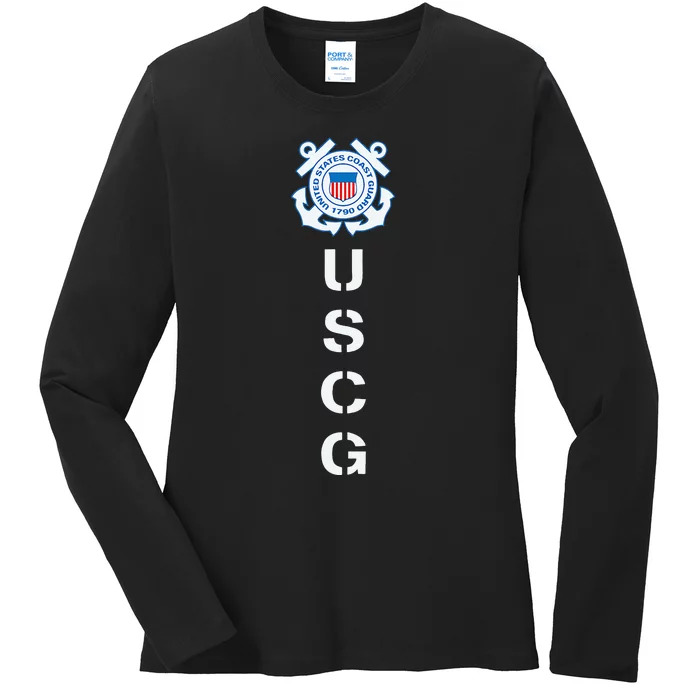 United States Coast Guard Uscg Ladies Long Sleeve Shirt