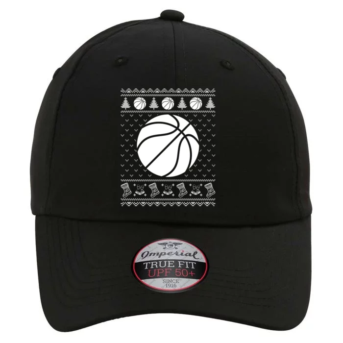 Ugly Sweater Christmas Holiday Design Funny Basketball Xmas Gift The Original Performance Cap