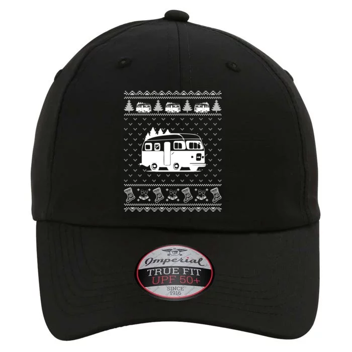 Ugly Sweater Christmas Holiday Design Funny Camper Xmas Great Gift The Original Performance Cap