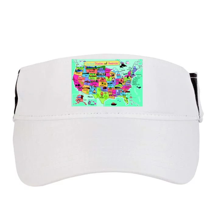 United States Cartoon Drawing Adult Drive Performance Visor