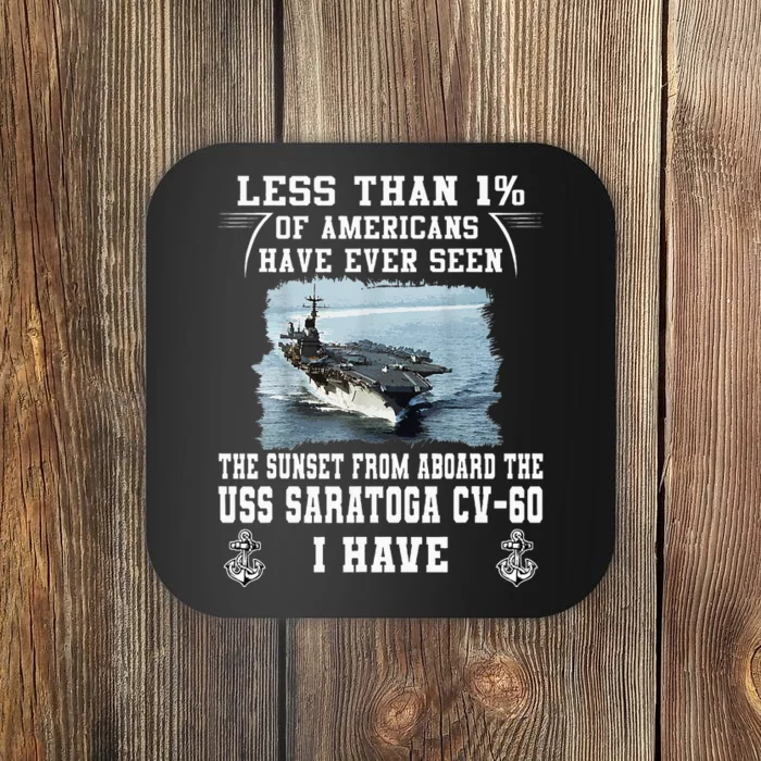 Uss Saratoga Cv60 Aircraft Carrier Coaster