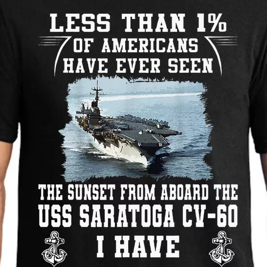 Uss Saratoga Cv60 Aircraft Carrier Pajama Set