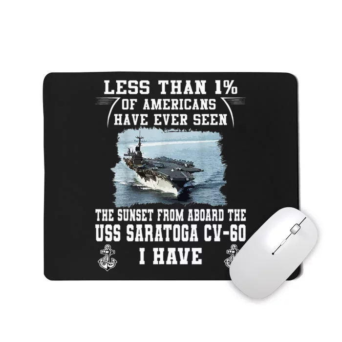 Uss Saratoga Cv60 Aircraft Carrier Mousepad