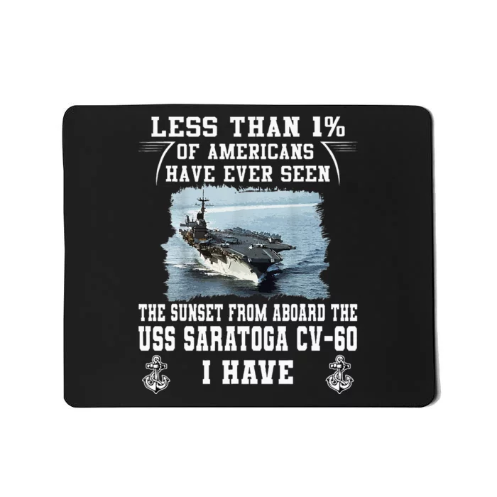 Uss Saratoga Cv60 Aircraft Carrier Mousepad