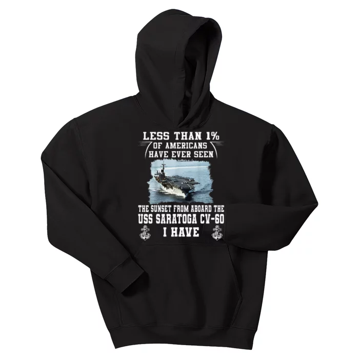 Uss Saratoga Cv60 Aircraft Carrier Kids Hoodie