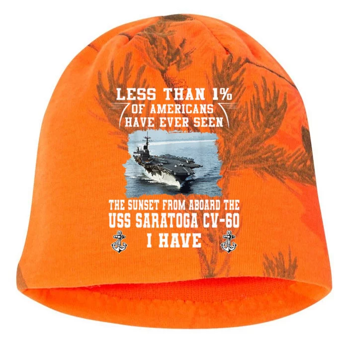 Uss Saratoga Cv60 Aircraft Carrier Kati - Camo Knit Beanie