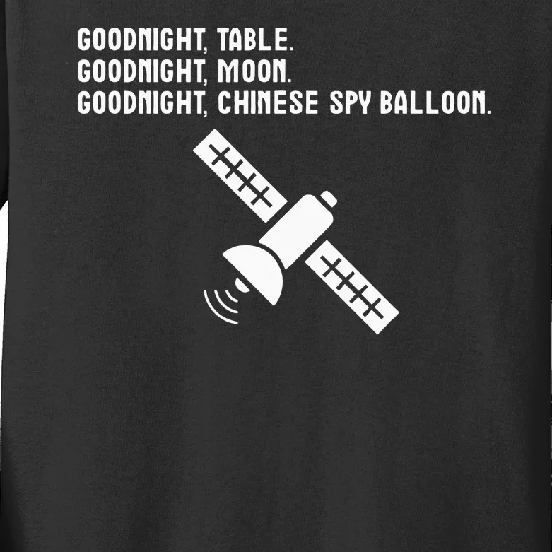 Us Shoots Down Chinese Airship Spy Balloon Over Atlantic Kids Long Sleeve Shirt