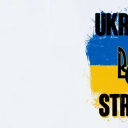 Ukraine Strong Distressed Painted Flag I Stand With Ukraine Softstyle Adult Sport Polo