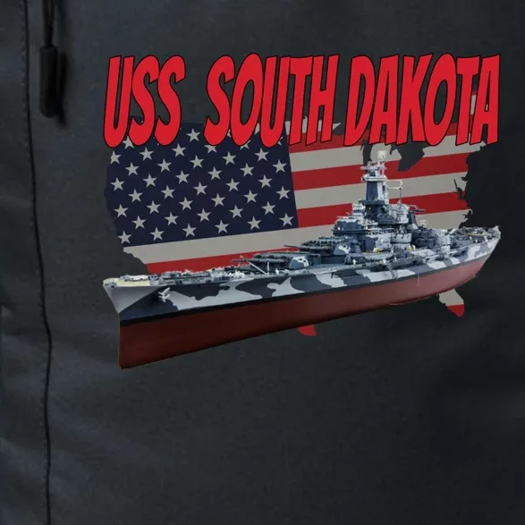 Uss South Dakota Bbgift57 Ww2 War Veteran Battleship Dad Boy Gift Daily Commute Backpack