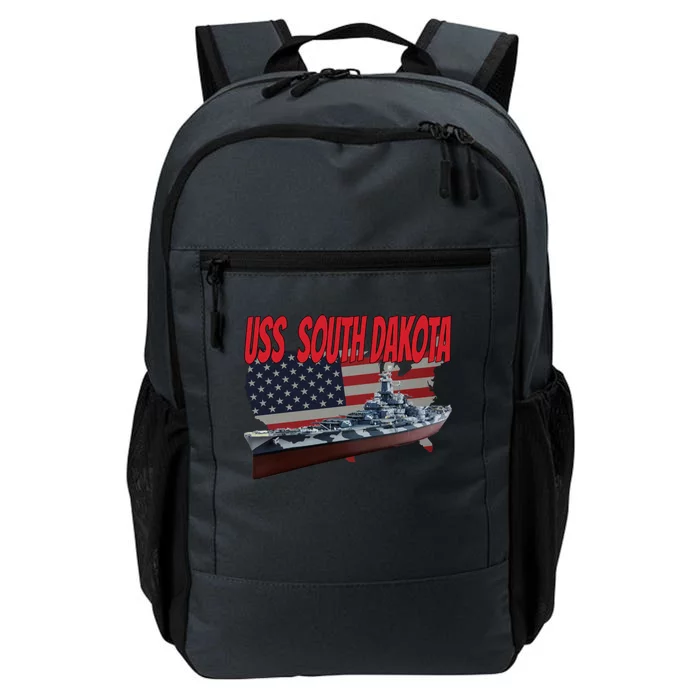 Uss South Dakota Bbgift57 Ww2 War Veteran Battleship Dad Boy Gift Daily Commute Backpack