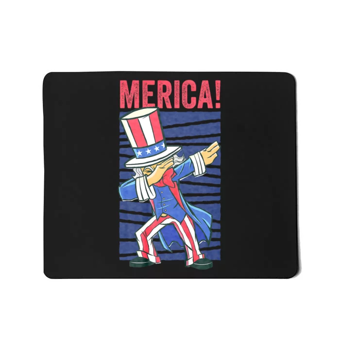 Uncle Sam Dabbing 4th Of July Merica Mousepad