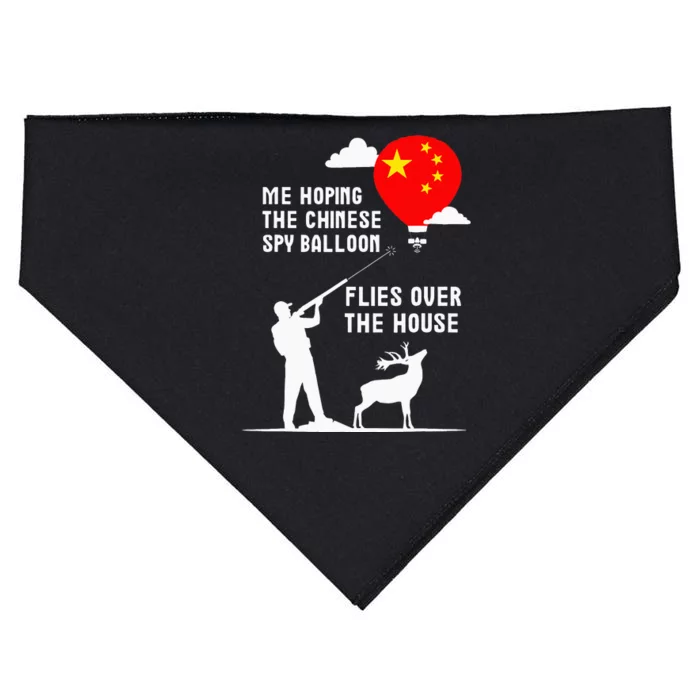 Us Shoots Down Chinese Airship Spy Balloon Over Atlantic USA-Made Doggie Bandana