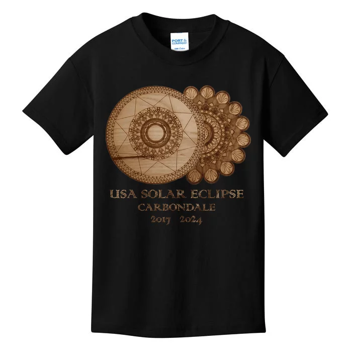 Usa Solar Eclipse Carbondale 2017 2024 Unique Gift Kids T-Shirt