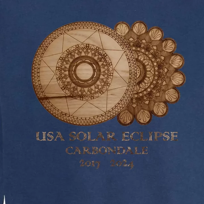 Usa Solar Eclipse Carbondale 2017 2024 Unique Gift Garment-Dyed Sweatshirt