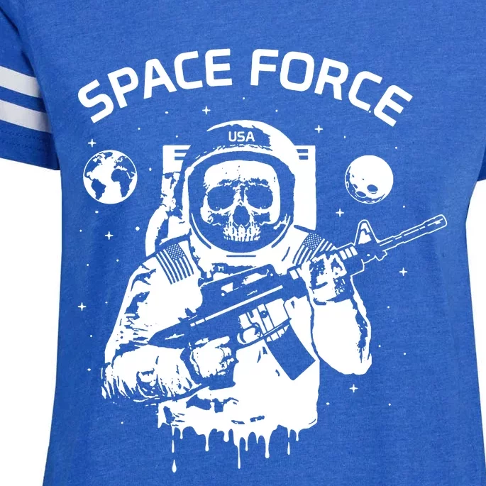 Us Space Force Enza Ladies Jersey Football T-Shirt