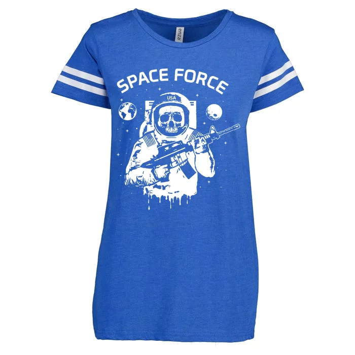 Us Space Force Enza Ladies Jersey Football T-Shirt