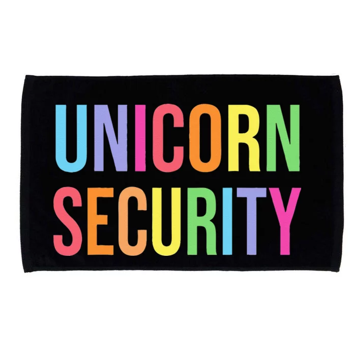 Unicorn Security Funny Birthday Girl Gifts Dad Mom Daughter Microfiber Hand Towel