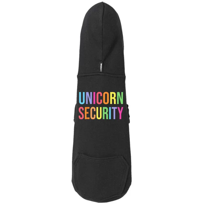 Unicorn Security Funny Birthday Girl Gifts Dad Mom Daughter Doggie 3-End Fleece Hoodie