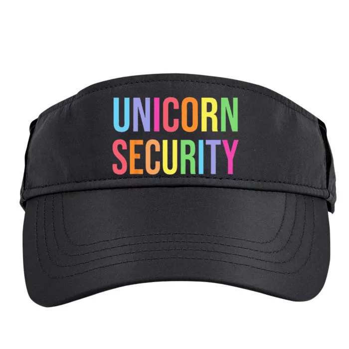 Unicorn Security Funny Birthday Girl Gifts Dad Mom Daughter Adult Drive Performance Visor