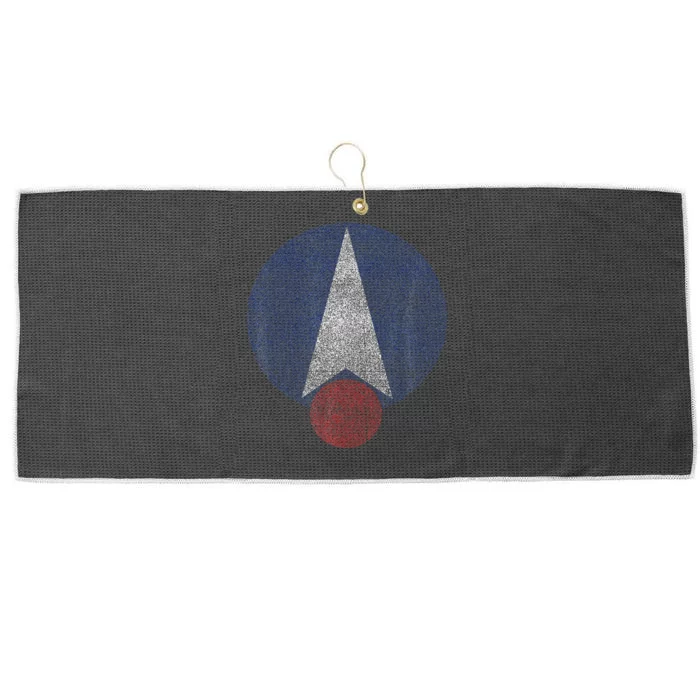 Us Space Force Logo Large Microfiber Waffle Golf Towel