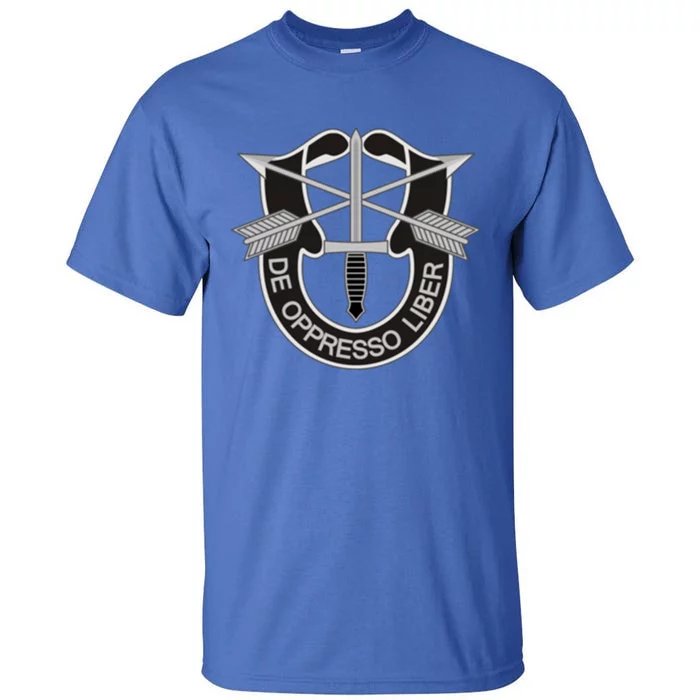 Us Special Forces Meaningful Gift De Oppresso Liber Cool Gift Tall T-Shirt