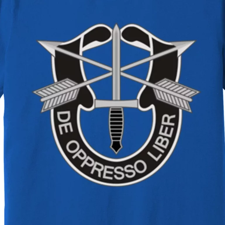 Us Special Forces Meaningful Gift De Oppresso Liber Cool Gift Premium T-Shirt