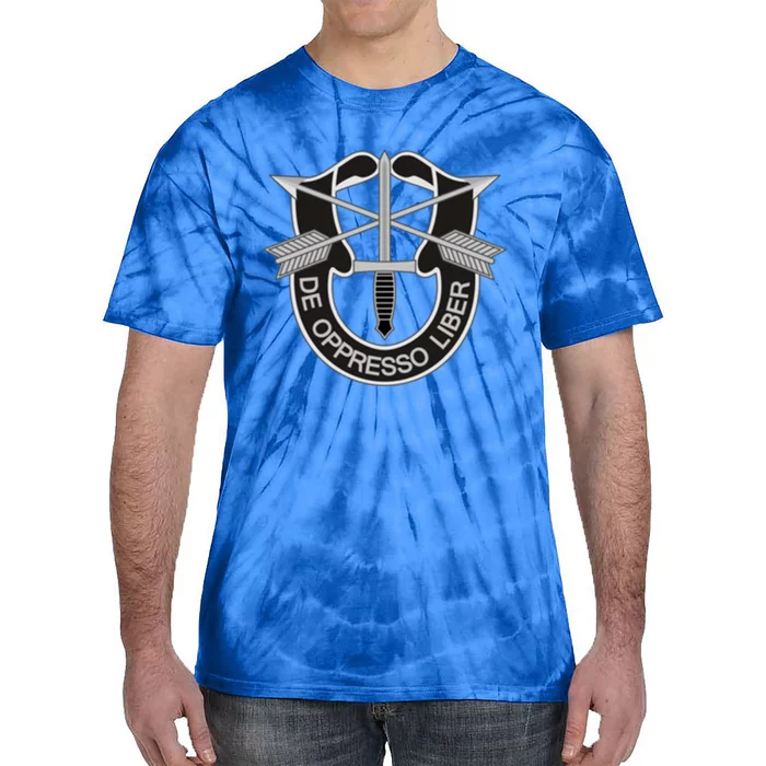 Us Special Forces Cool Gift De Oppresso Liber Gift Tie-Dye T-Shirt