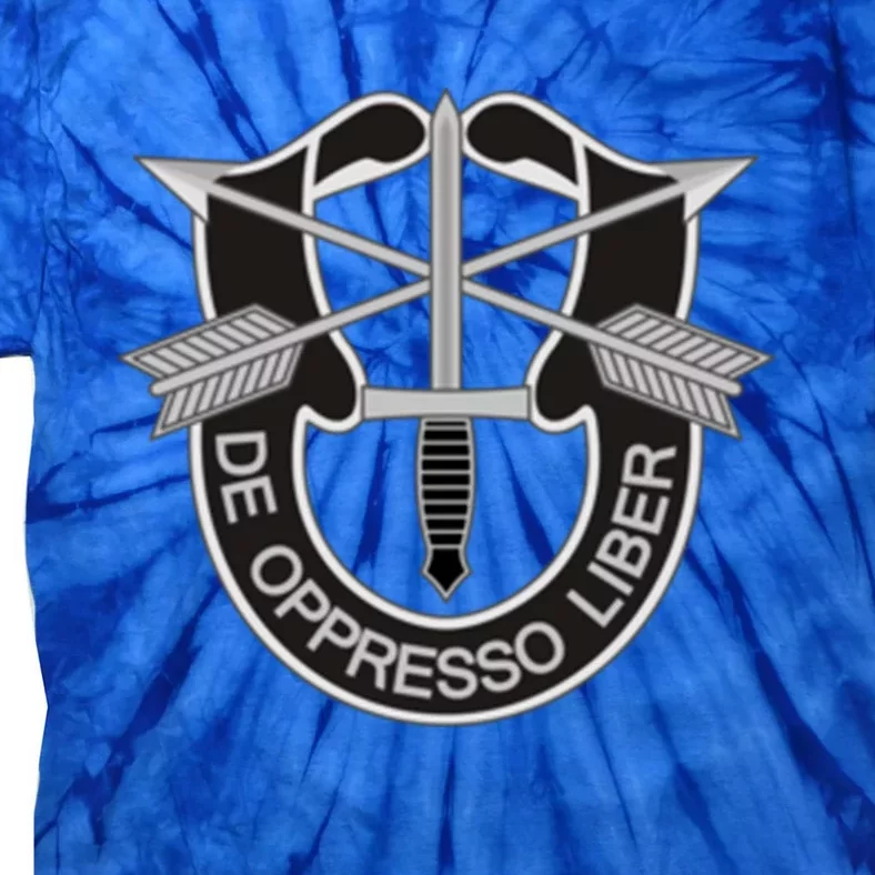 Us Special Forces Cool Gift De Oppresso Liber Gift Tie-Dye T-Shirt