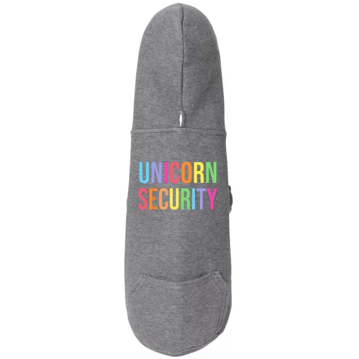 Unicorn Security Funny Birthday Gifts Dad Mom Daughter Doggie 3-End Fleece Hoodie