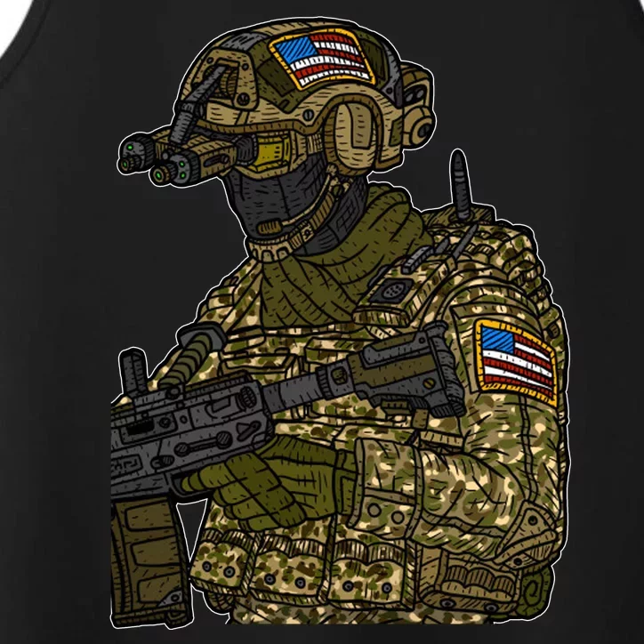 US Special Force Soldier Army Performance Tank