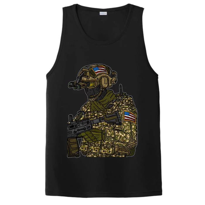 US Special Force Soldier Army Performance Tank