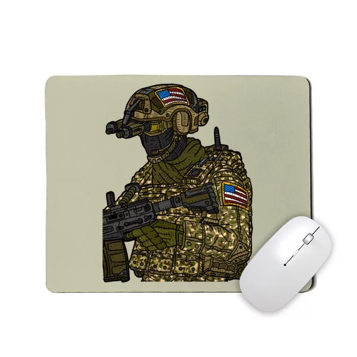 US Special Force Soldier Army Mousepad