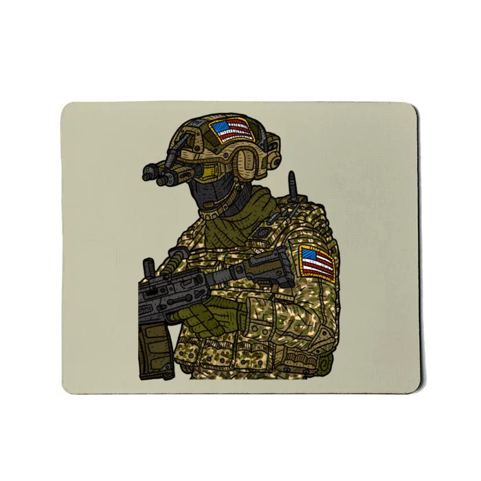 US Special Force Soldier Army Mousepad