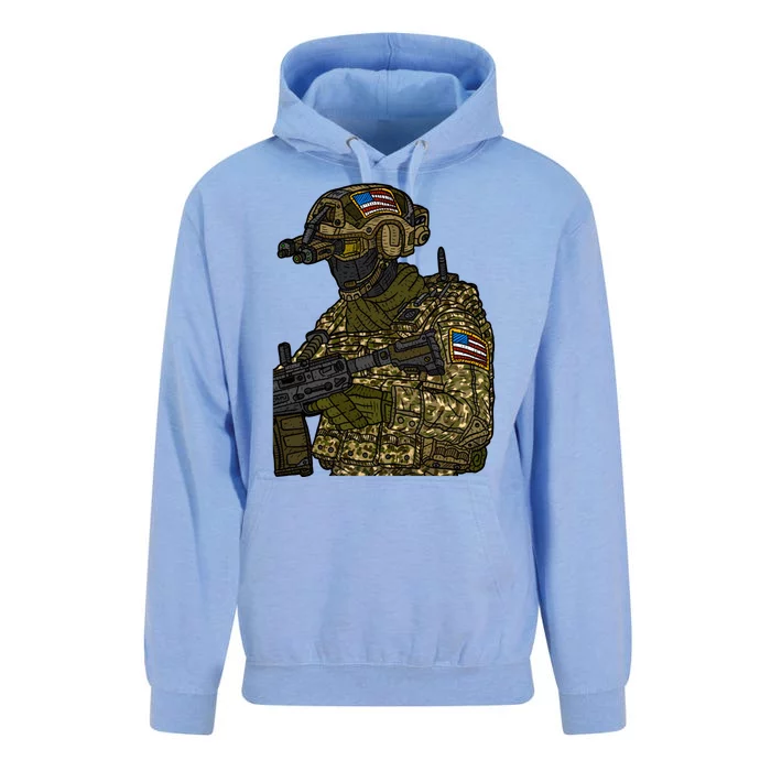 US Special Force Soldier Army Unisex Surf Hoodie