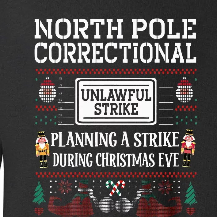 Unlawful Strike Family Christmas Matching Workplace Office Toddler Sweatshirt