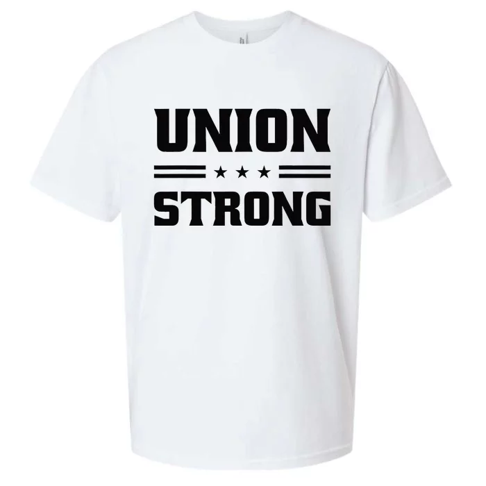 Union Strong For Pro Labor Union Workers Sueded Cloud Jersey T-Shirt