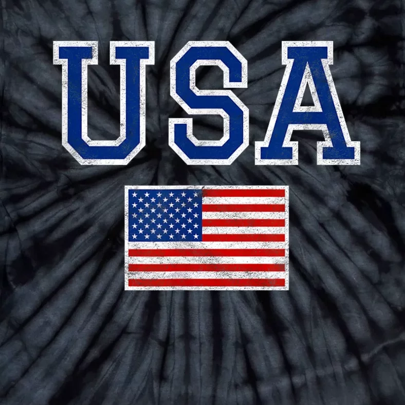 United States Flag & Patriotism Usa Tie-Dye T-Shirt