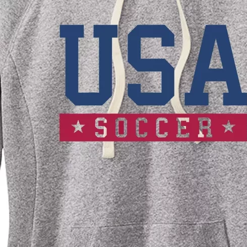 USA Soccer Fan Women's Fleece Hoodie