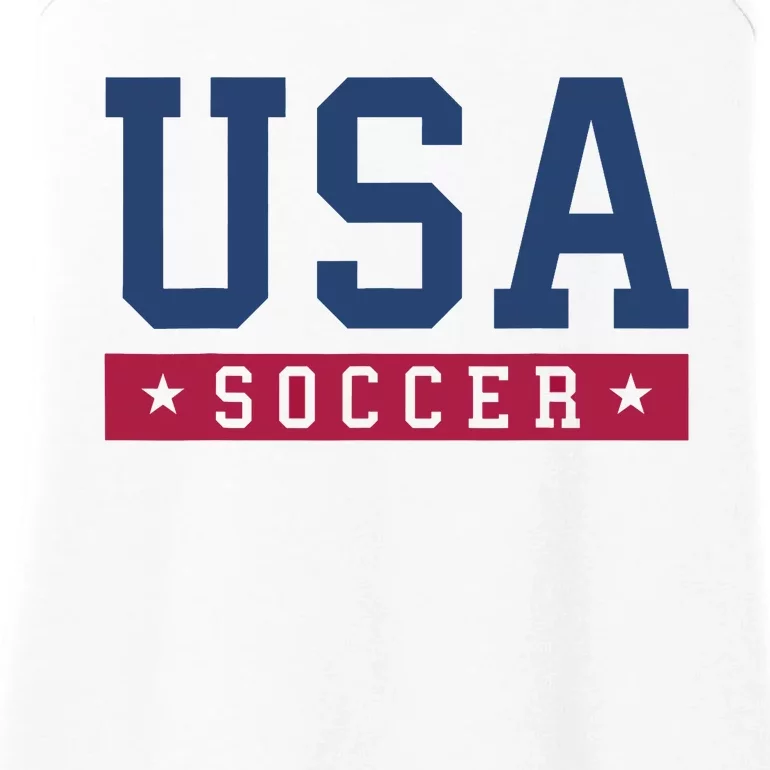 USA Soccer Fan Ladies Essential Tank