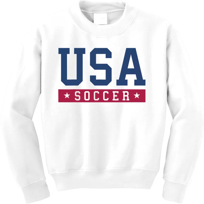 USA Soccer Fan Kids Sweatshirt