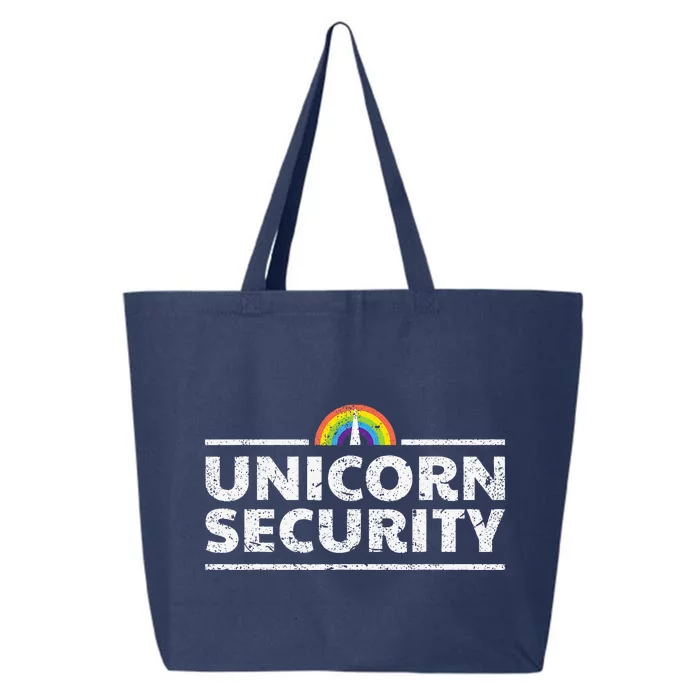 Unicorn Security Funny Cute Police Halloween Costume 25L Jumbo Tote