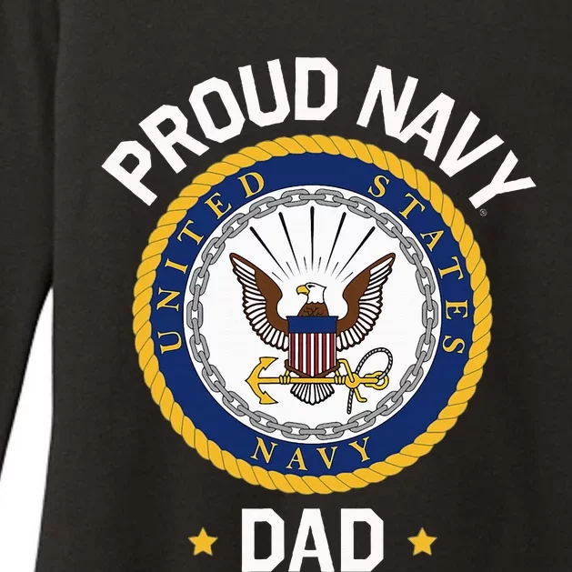 United States Fathers Day Proud Dad Womens CVC Long Sleeve Shirt