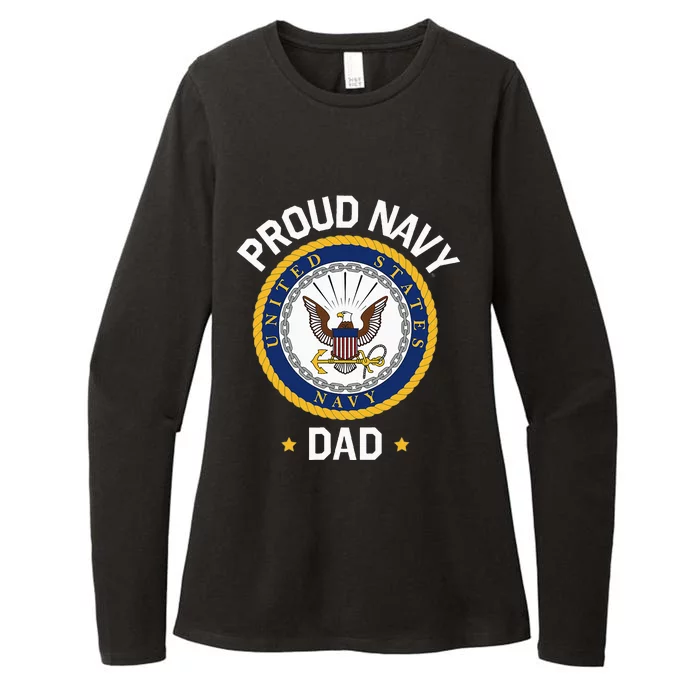 United States Fathers Day Proud Dad Womens CVC Long Sleeve Shirt