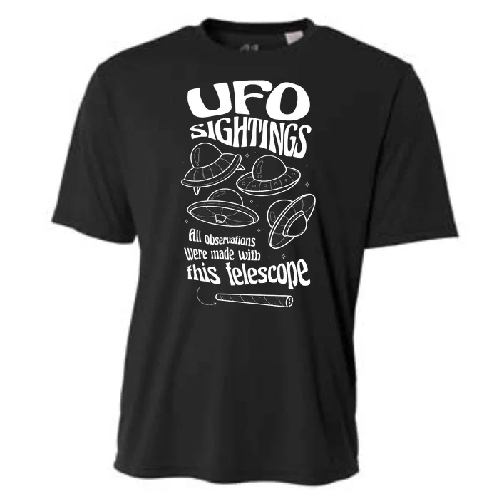 UFO Sightings Funny Cooling Performance Crew T-Shirt