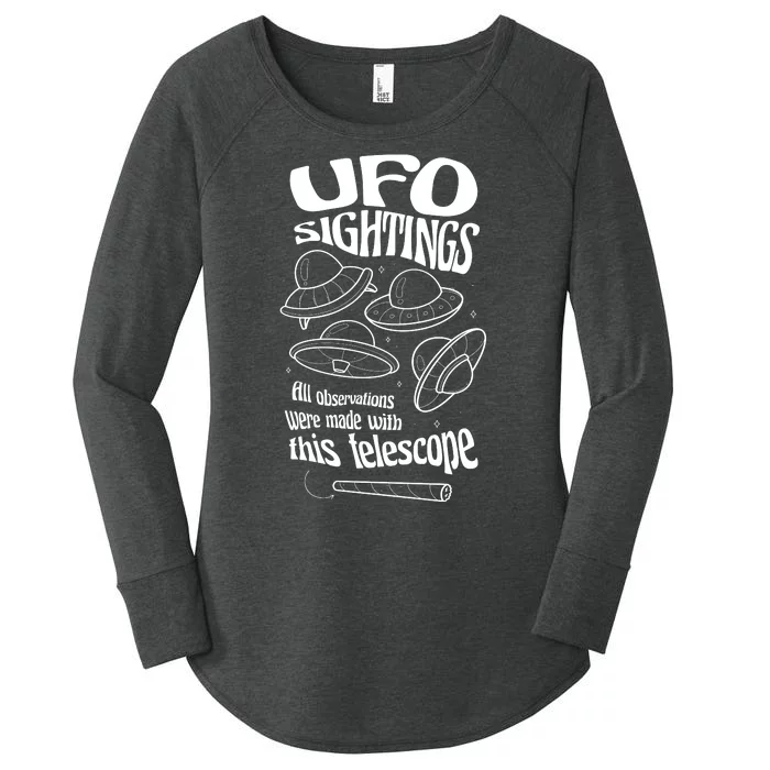 UFO Sightings Funny Women's Perfect Tri Tunic Long Sleeve Shirt