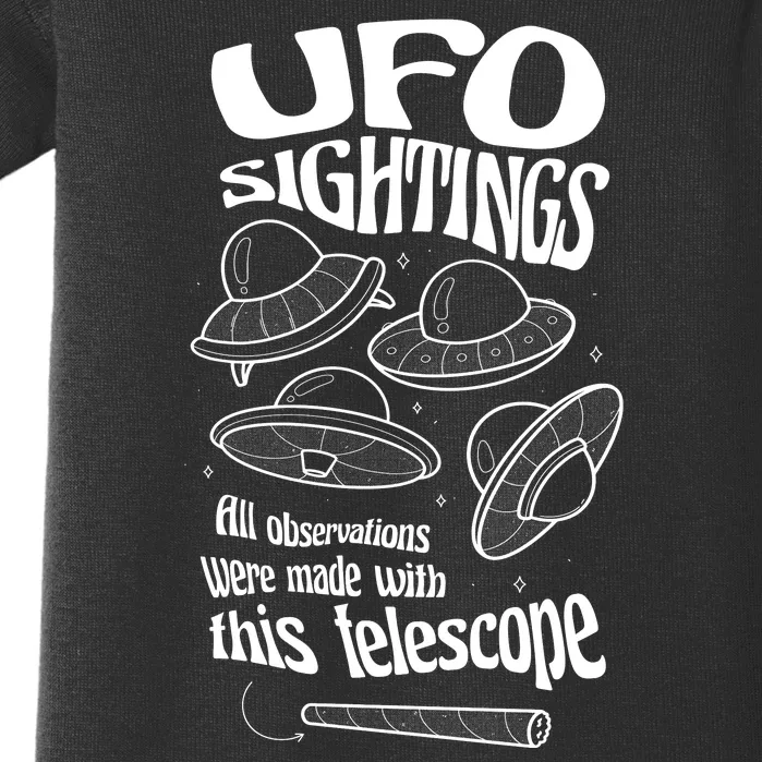 UFO Sightings Funny Baby Bodysuit